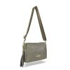 Zellia Zlb210 taupe női oldaltáska 25 x 17 x 9 cm