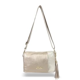   Zellia Zlb210 arany- csillámos női oldaltáska 25 x 17 x 9 cm