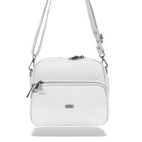 Zellia Zvn24010 fehér lakk női oldaltáska 22 x 18 x 9 cm