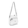 Zellia Zvn24010 fehér lakk női oldaltáska 22 x 18 x 9 cm