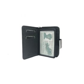   JENNIFER JONES NŐI BŐR PÉNZTÁRCA 5198-2 FEKETE - KIS MÉRET -