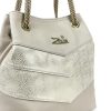 Zellia 24056 bézs- arany női válltáska 29 X 27 X 16 cm