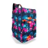 Zellia Hz-104 D1013 trópusi virág mintás WizzAir Ryanair kézipoggyász hátizsák vízlepergetős 40 x 25 x 20 cm