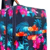 Zellia Hz-104 D1013 trópusi virág mintás WizzAir Ryanair kézipoggyász hátizsák vízlepergetős 40 x 25 x 20 cm