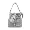 Zellia C156  női szürke ocelot mintás válltáska 38 x 35 x 12 cm 