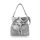 Zellia C156  női szürke ocelot mintás válltáska 38 x 35 x 12 cm 