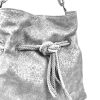 Zellia C156  női szürke ocelot mintás válltáska 38 x 35 x 12 cm 