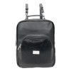Zellia Zvn22028 női fekete matt hátizsák laptoptartóval 34 x 29 x 9 cm
