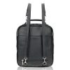 Zellia Zvn22028 női fekete matt hátizsák laptoptartóval 34 x 29 x 9 cm