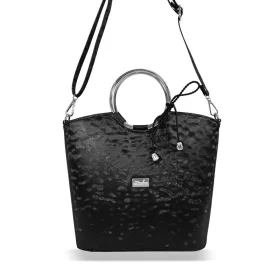 Zellia Zvn22030 női fekete kézitáska 23-29 x 24,5 x 13 cm