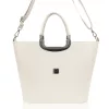 Zellia Zvn21045 bézs női kézitáska, shopper 34 x 25 x 13 cm