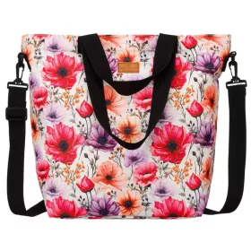   Rovicky R-TZ15605-9891 S11 rózsaszín mintás női shopper táska 49 x 40 x 18 cm