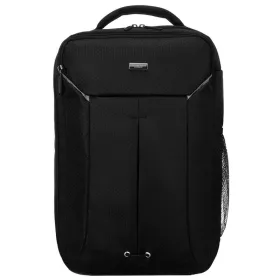   Peterson Ptn Bocian-6408 fekete hátizsák - WizzAir, Ryanair kézipoggyász 40 x 25 x 20 cm