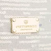 Peterson Ptn Kos-Da-18-3521 fehér flitteres női kozmetikai táska 21 x 14 x 12 cm