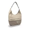 Zellia 21066 taupe női válltáska, oldaltáska 40 x 30 x 15 cm