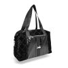 Zellia 24128 fekete női, steppelt sporttáska 40 x 30 x 19 cm