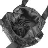 Zellia 24128 fekete női, steppelt sporttáska 40 x 30 x 19 cm