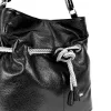 Zellia C156 fekete női válltáska 38 X 35 X 12 Cm