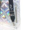 Zellia női ezüst-hologram, steppelt hátizsák