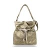 Zellia C156 női bézs-ocelot válltáska 38 x 35 x 12 cm