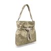 Zellia C156 női bézs-ocelot válltáska 38 x 35 x 12 cm