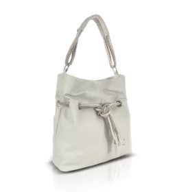   Zellia C156 bézs női vödörtáska, válltáska 38 x 35 x 12 cm