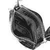 Zellia Zvn24011 krokodilbőr mintás, lakkbőr női oldaltáska, crossbody 22 x 18 x 9 cm