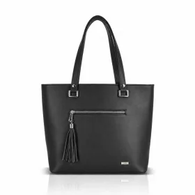 Zellia TD57 fekete merev női válltáska 35 x 30 x 12 cm