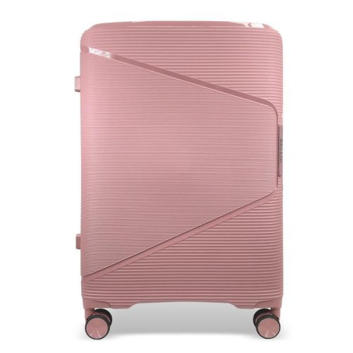 Zellia rosegold nagyméretű, keményfalú bőrönd 75 x 50 x 30 cm