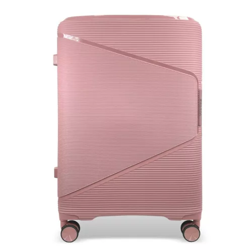 Zellia rosegold nagyméretű, keményfalú bőrönd 75 x 50 x 30 cm