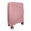 Zellia rosegold keményfalú bőrönd, Ryanair, Wizz Air kabinbőrönd 55 x 40 cm