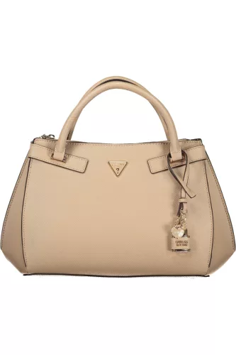 Guess Jeans Serenova púderbézs női kézitáska 30 x 23 x 11 cm