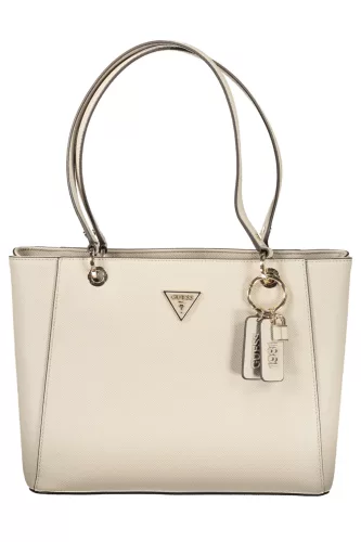 Guess Jeans Noelle II bézs női válltáska 32 x 26 x 10 cm